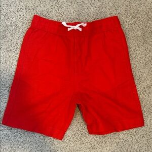 NWT Janie & Jack Red Linen blend Shorts, 8